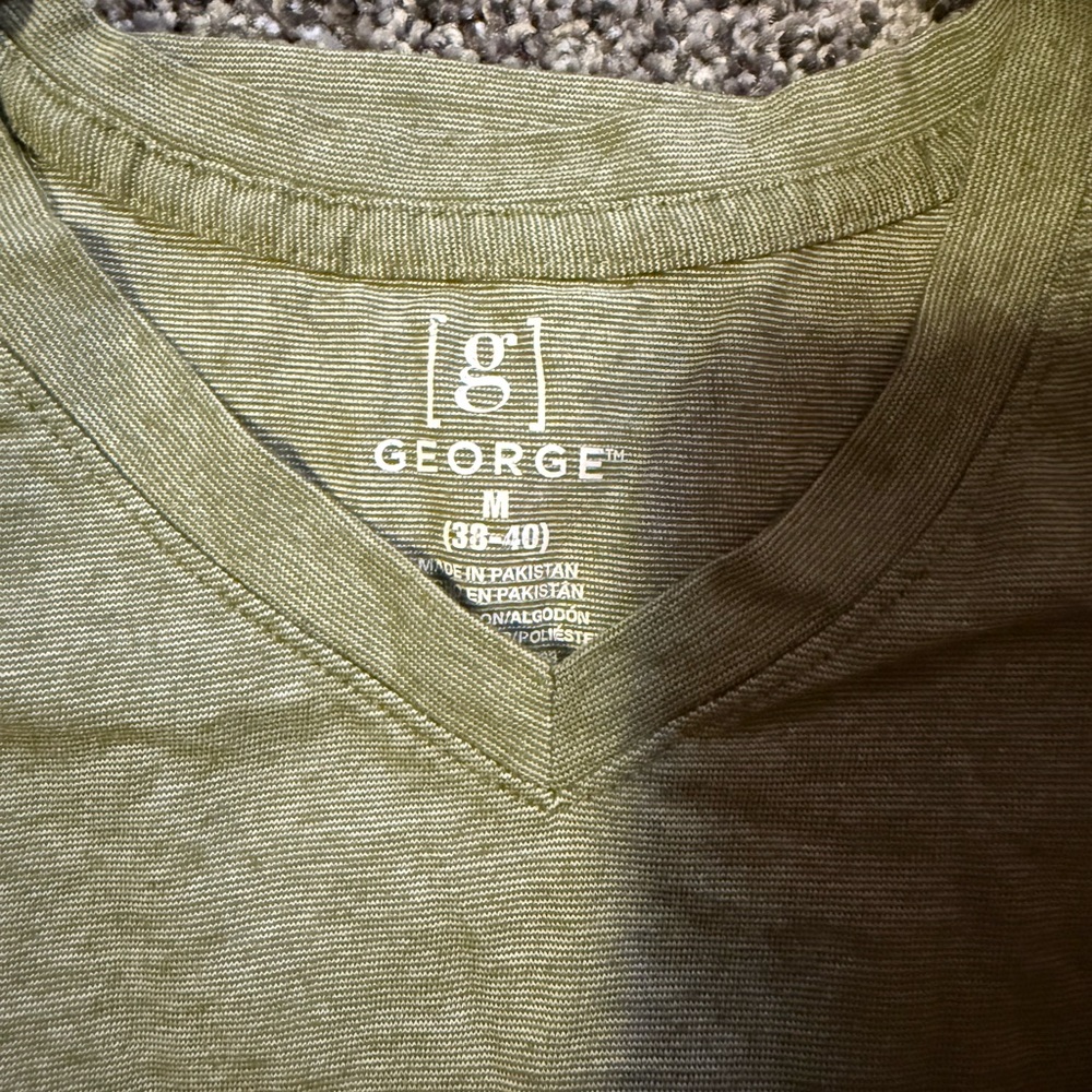 George Olive V-Neck Shirt